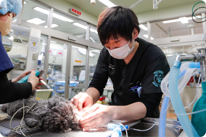 手術前、準備・処置中