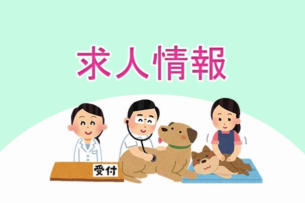 獣医師・動物看護師募集のお知らせ